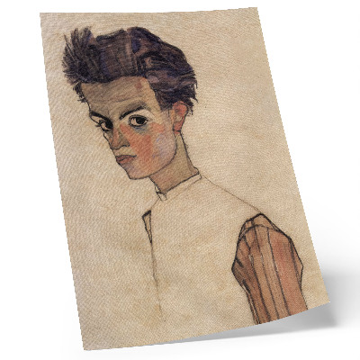 Tisak na platno Autoportret Egona Schielea (1910.)