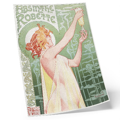 Dekorativni plakat Kromolitografija Privat Livemont (1896.) autora Absinthea Robettea