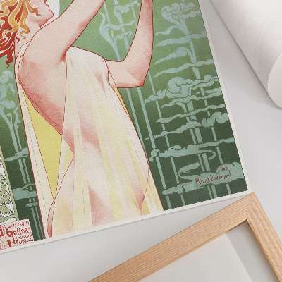 Dekorativni plakat Kromolitografija Privat Livemont (1896.) autora Absinthea Robettea