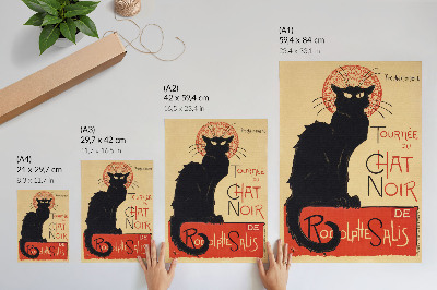 Tisak na platno Tournée du Chat Noir (1896.) Théophilea Alexandrea Steinlena