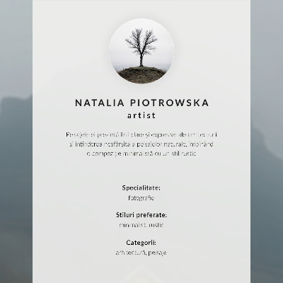 Umjetnički print Minimalistička zimska kuća na pozadini snijega