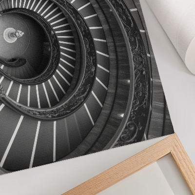 Umjetnički print Elegancija arhitekture spiralnih stubišta