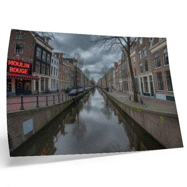 Plakat Kanal, nježna arhitektura, atmosfersko nebo
