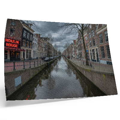 Plakat Kanal, nježna arhitektura, atmosfersko nebo