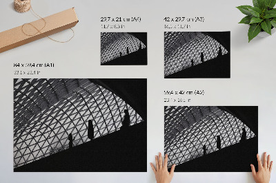 Umjetnički print Moderni kontrast siluete krova