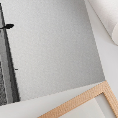 Plakat Minimalistička silueta, jake sjene, moderan prostor