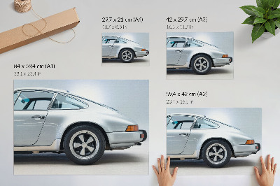 Plakat Klasični sportski automobil elegantan stil šik