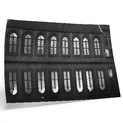 Plakat Simetrija, refleksija, arhitektonska elegancija, harmonija