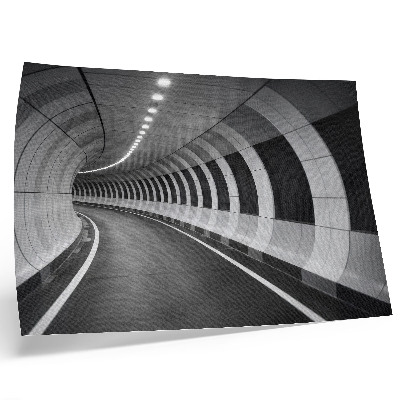 Plakat na platnu Moderni geometrijski prostorni tunel
