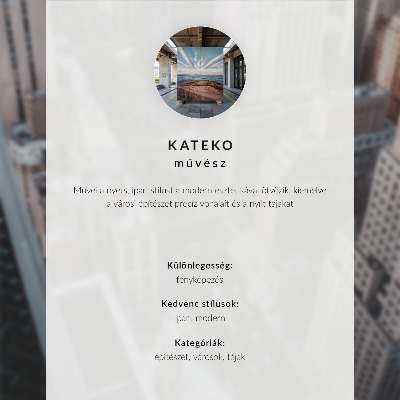 Plakat Plavo nebo moderna zgrada gradski toranj