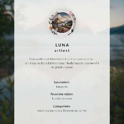 Plakat na platnu Slikovite planine i šarena jesen