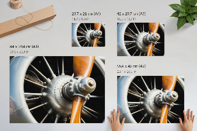 Plakat Industrijski izgled metalnih propelerskih elemenata