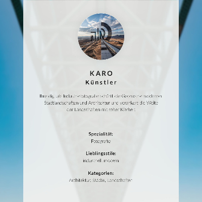 Plakat Moderna arhitektura s vodenom stazom