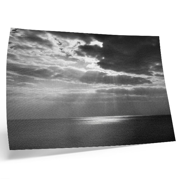 Umjetnički print Dinamično nebo nad mirnim oceanom