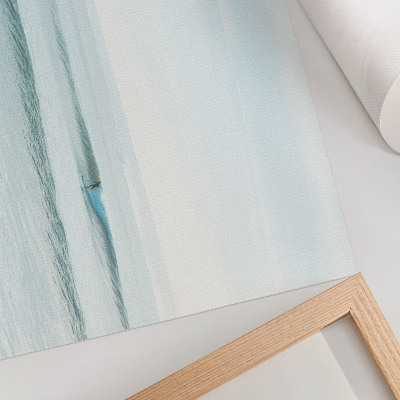 Plakat Oceanski valovi surfera mirni minimalistički