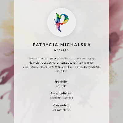 Stilski zidni plakat Dinamični valovi boja prožimaju se