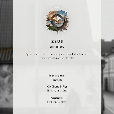 Stilski zidni plakat Kanal, most, drveće, zgrade, bicikl, cvijeće