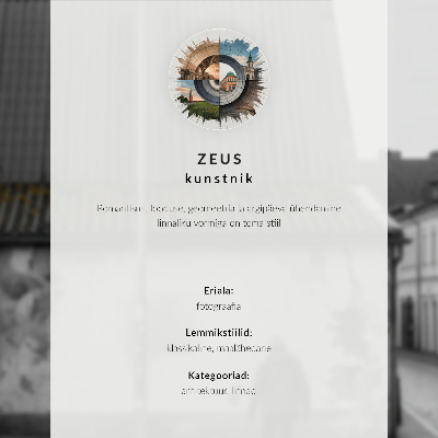 Stilski zidni plakat Bogata arhitektura mramornih stupova klasičnih