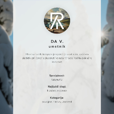 Umjetnički print Fjordi, planine, voda, zalazak sunca, harmonija prirode
