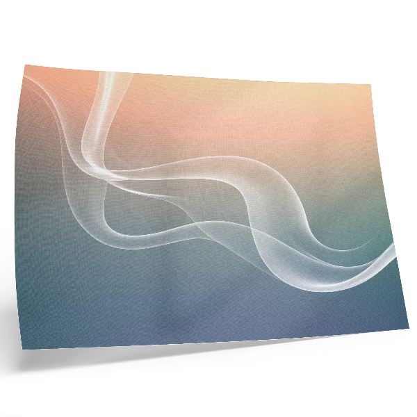 Plakat na platnu Pastelni valovi suptilne elegancije harmonije