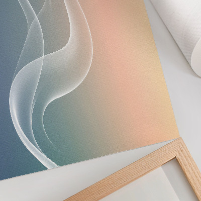 Plakat na platnu Pastelni valovi suptilne elegancije harmonije