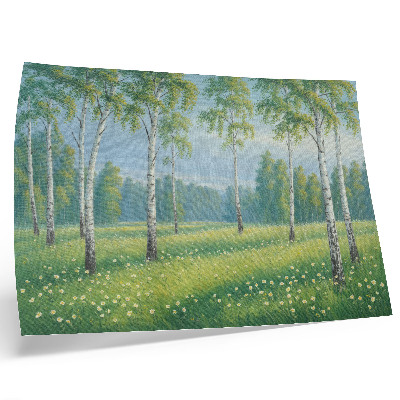 Umjetnički print Veličanstvene breze, zeleno livadno cvijeće