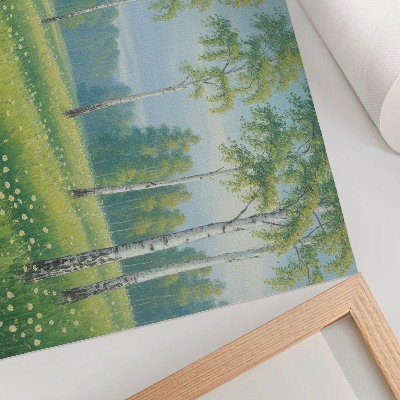 Umjetnički print Veličanstvene breze, zeleno livadno cvijeće