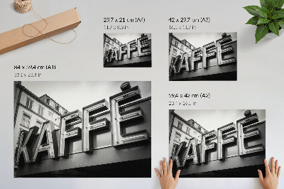 Plakat Neonski minimalistički okvir urbanog stila