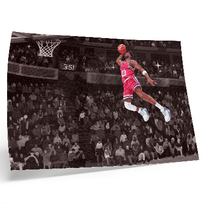 Plakat Ilustracija kontrastnih boja sportske dinamike