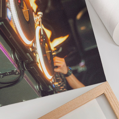 Plakat Energična mješavina plamena i elektronike