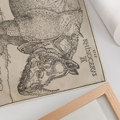 Umjetnički print Nosorog (1515.) Albrechta Dürera