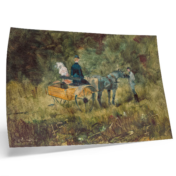 Stilski zidni plakat Zamka (1880.) - slika visoke rezolucije Henrija de Toulouse-Lautreca