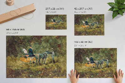 Stilski zidni plakat Zamka (1880.) - slika visoke rezolucije Henrija de Toulouse-Lautreca