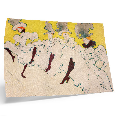 Umjetnički print Troupe of Mademoiselle Eglantine (1896.) visoke rezolucije Henri de Toulouse-Lautrec