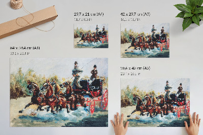 Plakat na platnu Lijep suvenir s Promenade des Anglais (1880.) visoke rezolucije Henrija de Toulouse-Lautreca