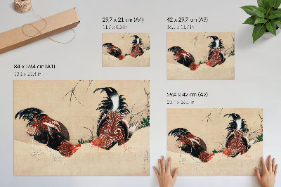Stilski zidni plakat Slike Katsushike Hokusaija 