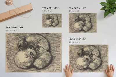 Stilski zidni plakat Mačke; Tsching, Batzar i Blanc-Blanc, otisak visoke rezolucije Théophilea Alexandrea Steinlena