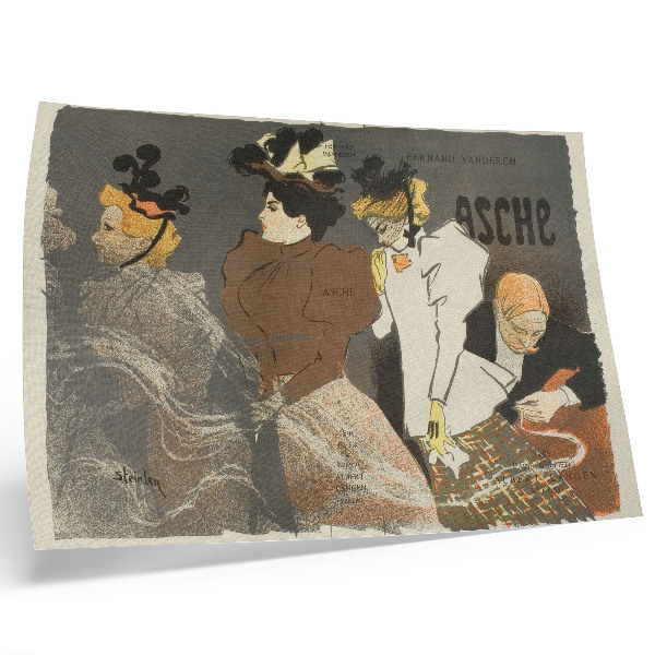 Umjetnički print Asche Théophile-Alexandrea Pierrea Steinlena