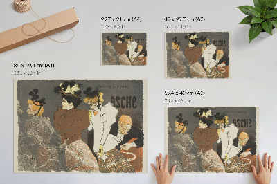 Umjetnički print Asche Théophile-Alexandrea Pierrea Steinlena