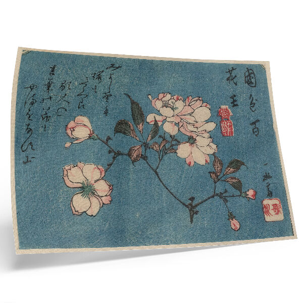 Plakat na platnu Drvotisak (nishiki-e); tinta i boja na papiru, Utagawa Hiroshige