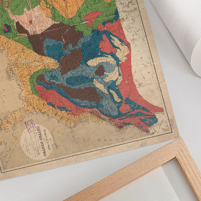 Plakat Geološka karta Sjedinjenih Američkih Država