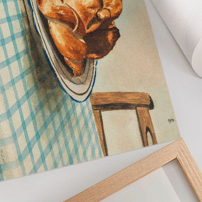 Stilski zidni plakat Mrtva priroda s tanjurom kolača, Egon Schiele