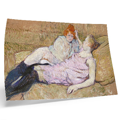 Plakat na platnu Sofa (oko 1894. – 1896.) – slika visoke rezolucije Henrija de Toulouse-Lautreca