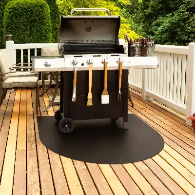 Podloga za grill polovina ovala dimenzija 100x100 cm