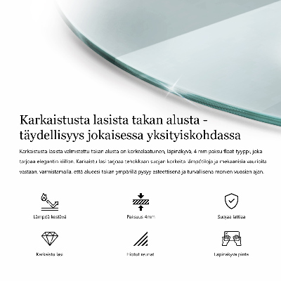 Kaljeno staklo za ispod kamina transparentan