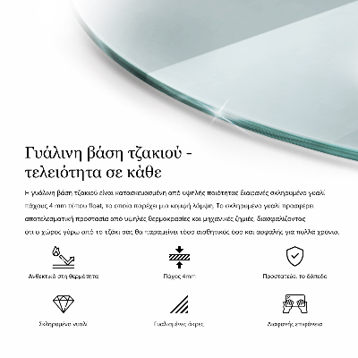 Kaljeno staklo za ispod kamina transparentan