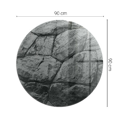 Podna ploča za peći krug Uzorak prirodnog kamena
