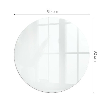 Kaljeno staklo za kamin krug Boja Svijetlosiva