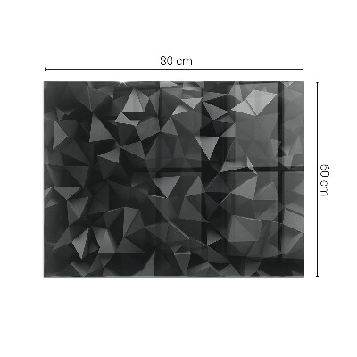 Podloga za kamin pravokutan Trodimenzionalna geometrija