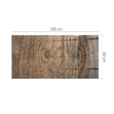 Podloga za kamin pravokutan Prirodni uzorak drveta